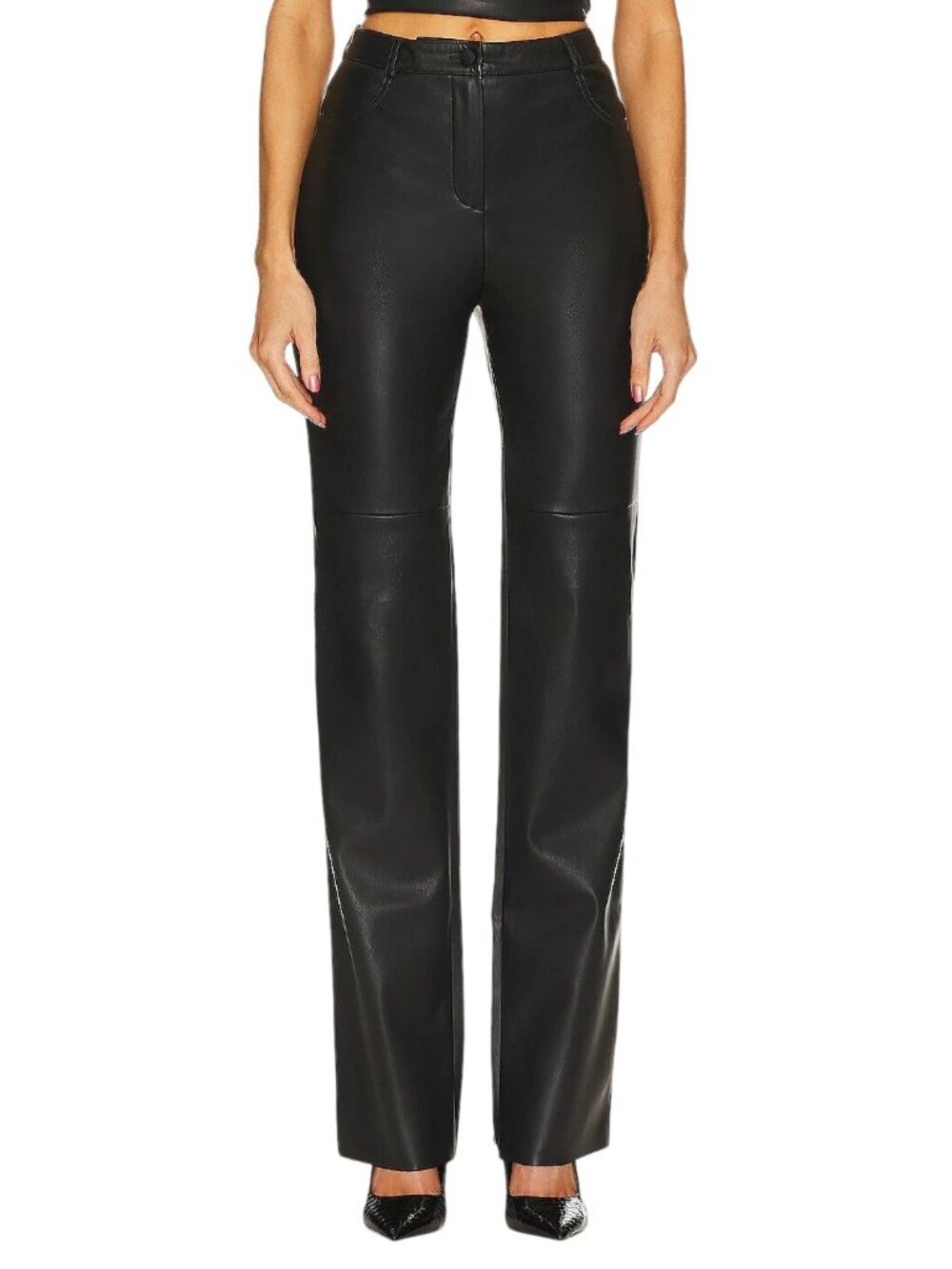 CULTNAKED Killa Faux Leather Trousers in Black Medium New Womens Vegan Pants
